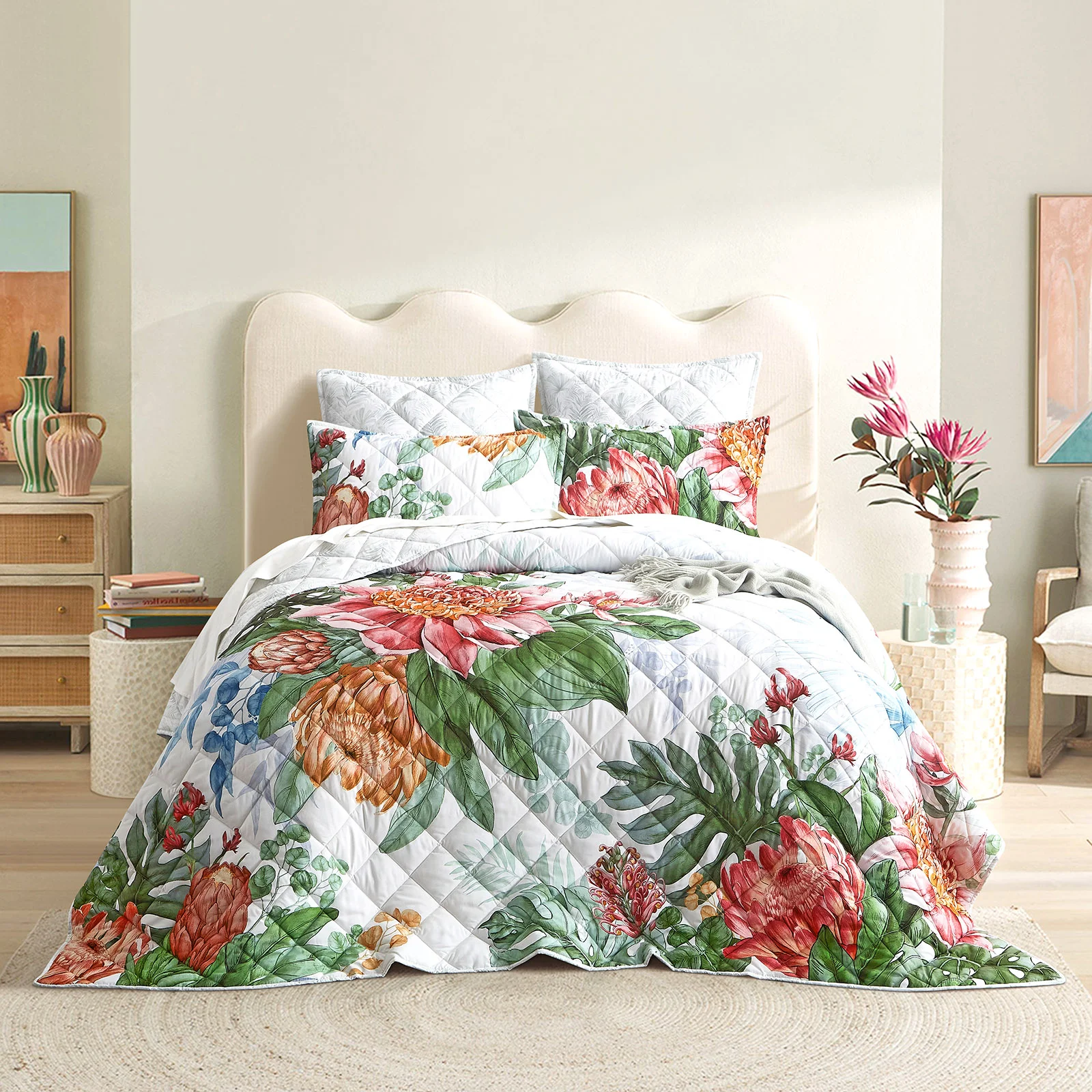Florence Quilted Reversible Queen/King Coverlet Set by Renee Taylor