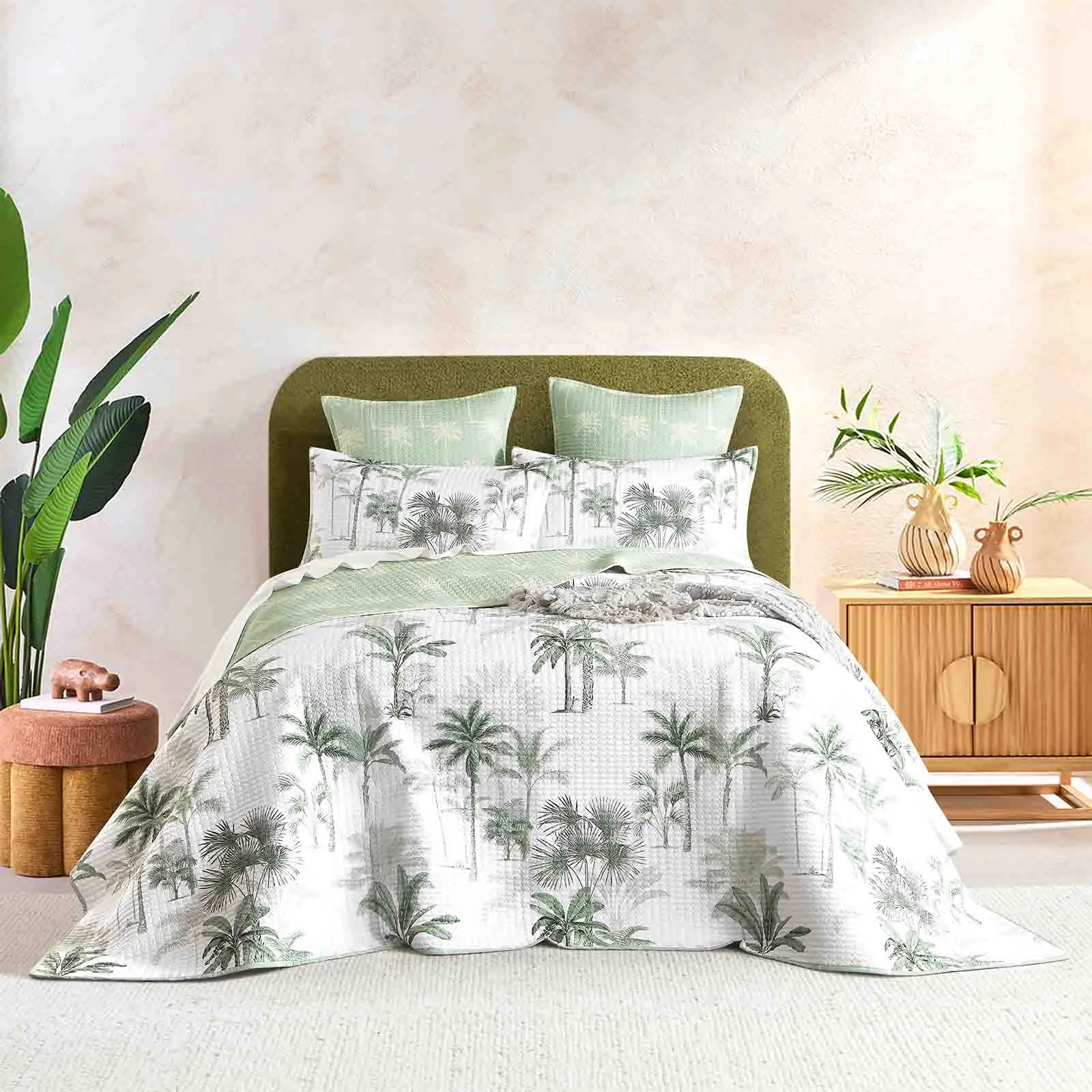 Marbella Quilted Reversible Queen/King Coverlet Set by Renee Taylor