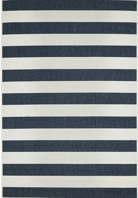 Seaside 4444 Navy White by Rug Culture-280X190CM - RECTANGLE