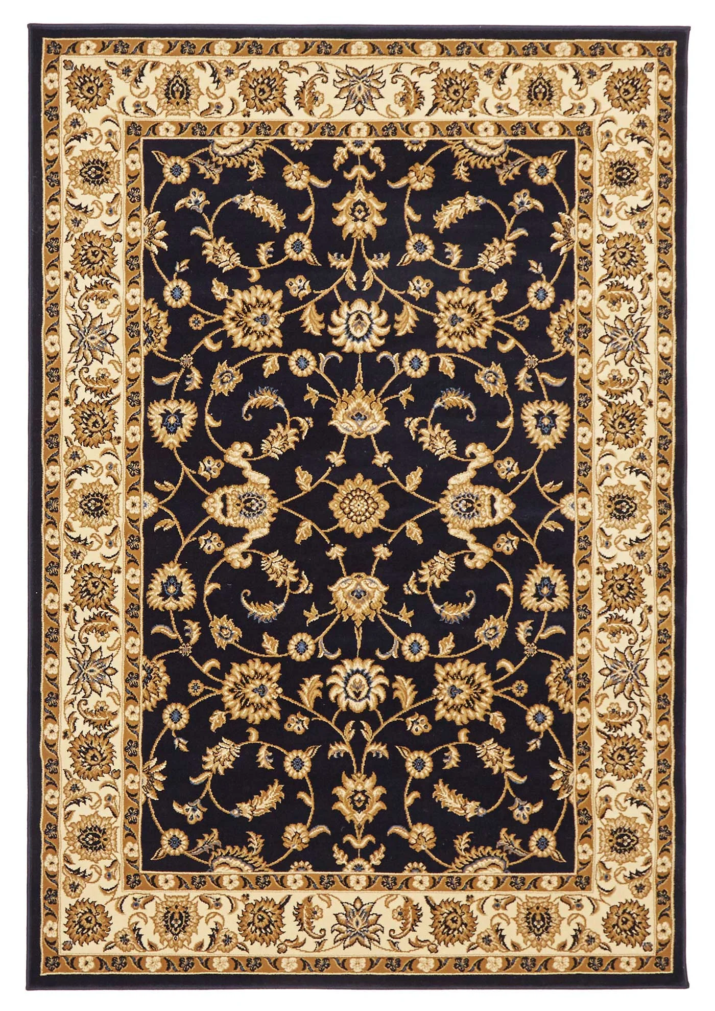 Sydney 1 Navy Ivory Rug by Rug Culture - 290X200CM - RECTANGLE