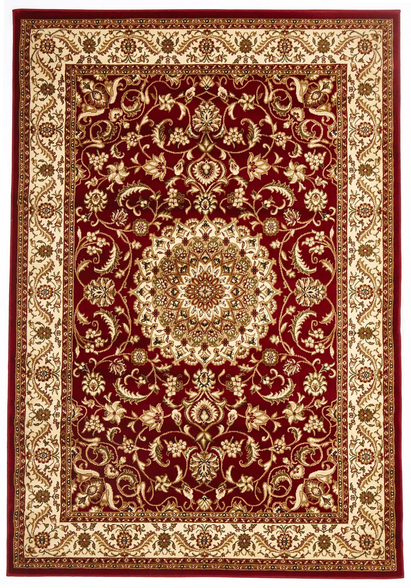 Sydney 9 Red Ivory Runner Rug by Rug Culture - 400X80CM - RUNNER