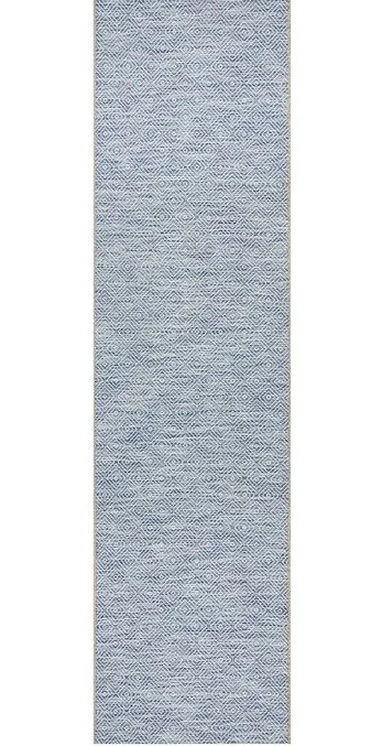 Terrace 5500 Blue Runner by Rug Culture-400X80CM - RUNNER