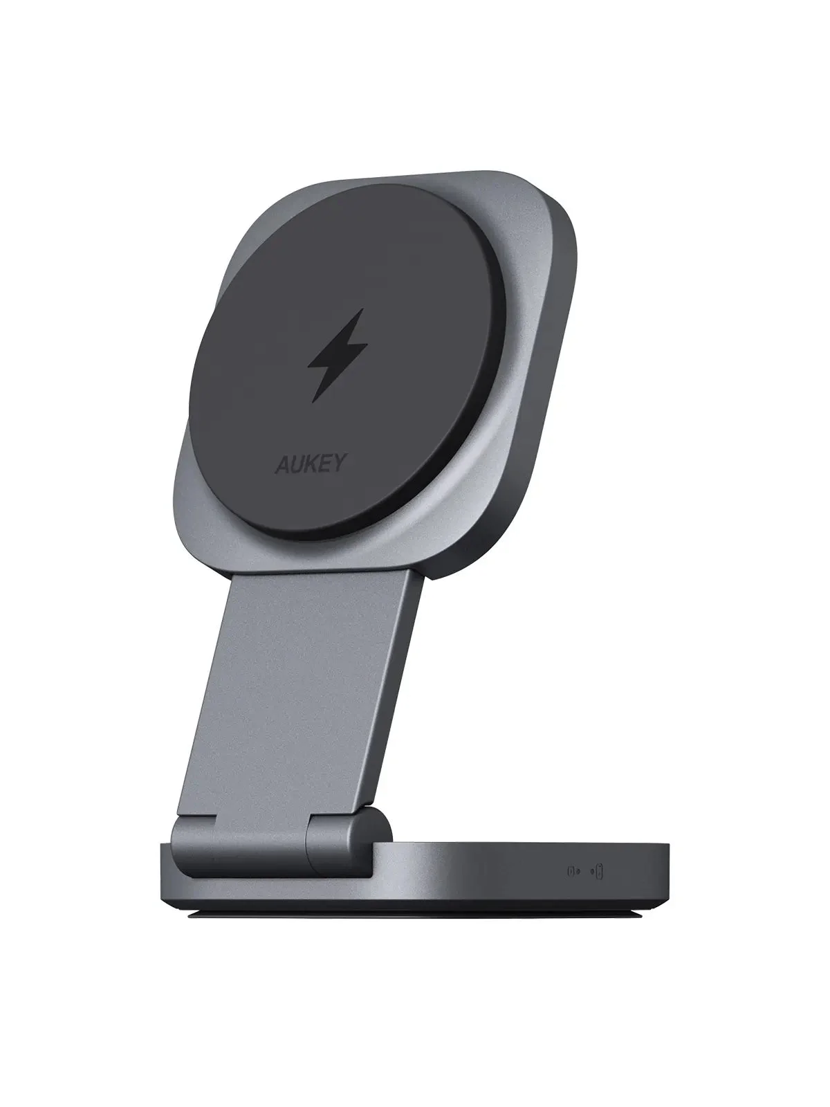 Aukey MagFusion L Qi2 Foldable 2 In 1 Magnetic Wireless Charger (LC-MC211)