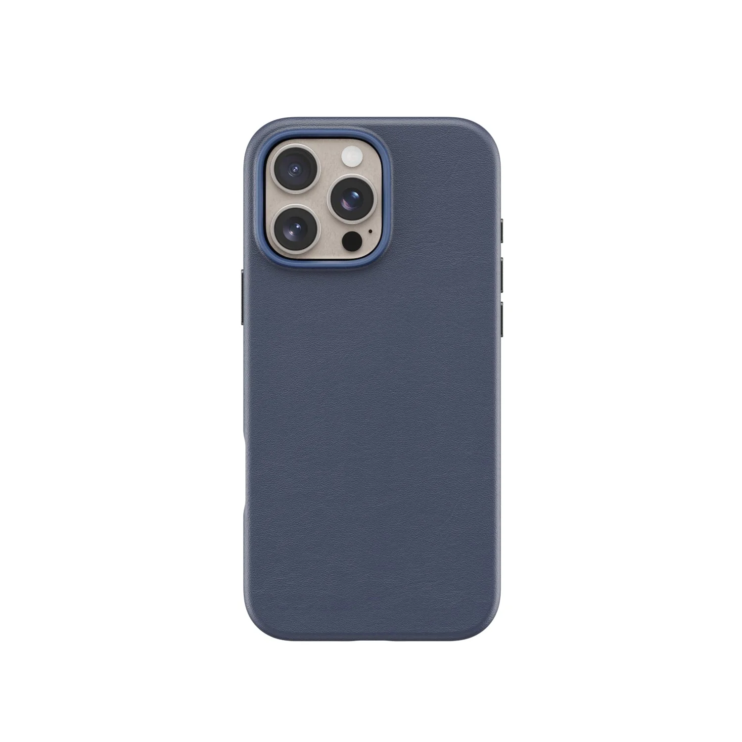 Lovefone Genuine Crafted Leather Case iPhone 14 Navy