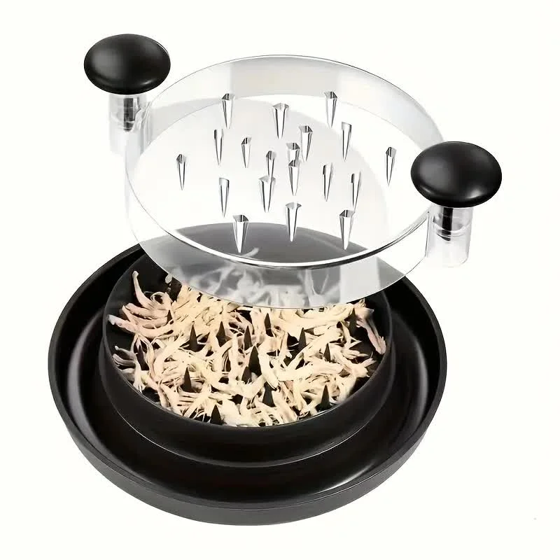 Multi-functional chicken breast shredder; minced meat separator; meat grinder; baby food tool with transparent lid; chicken shredding device