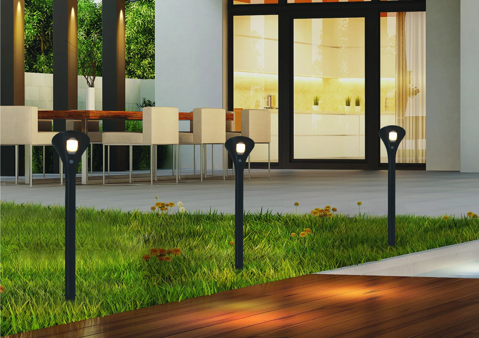 Solar Led Pathway Light 0.5W