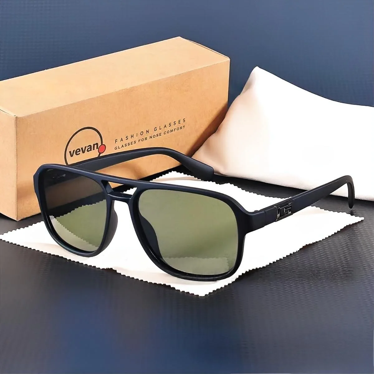 "Retro trend" classic box sunglasses-modified face, with no pressure, out of the street focus!