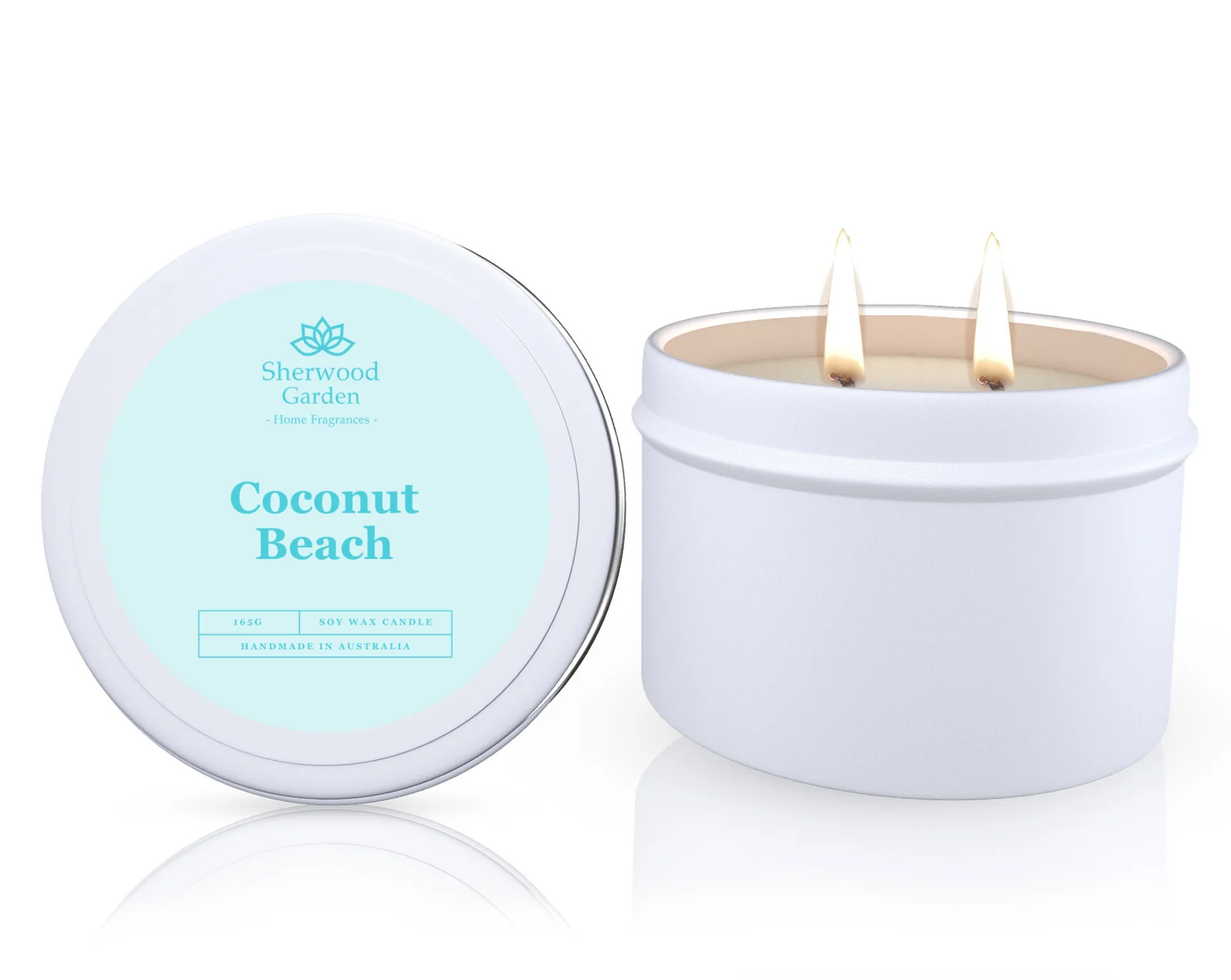 Coconut Beach Soy Candle Tin 165g