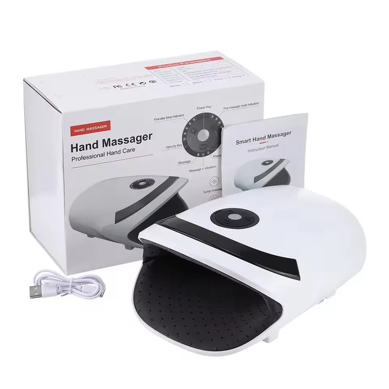 Rechargeable Hand Massager with Heat & Vibration Therapy