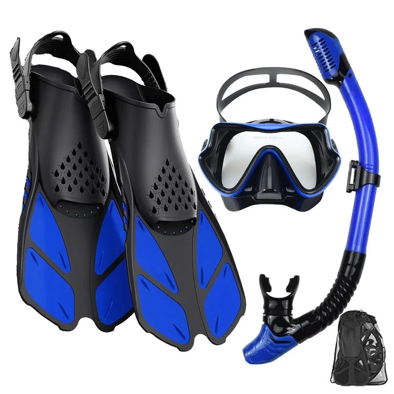 3-Piece Snorkeling Set with Fins and Mask