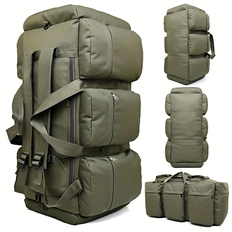 Military Duffel Backpack 80L Outdoor Travel Bag