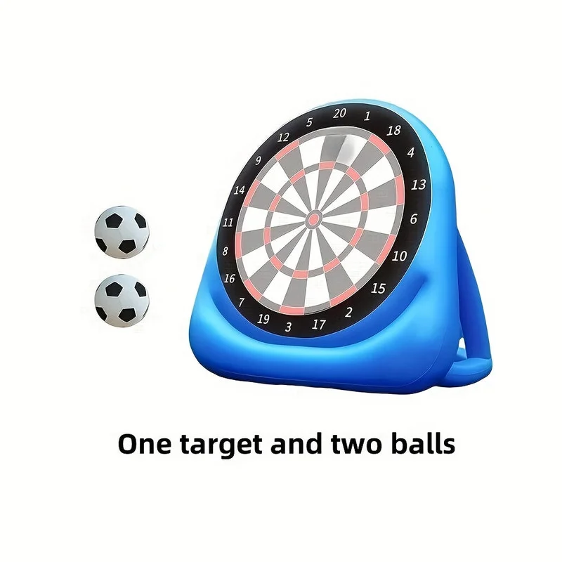 Inflatable Dart Board Game with 2 Soccer Balls