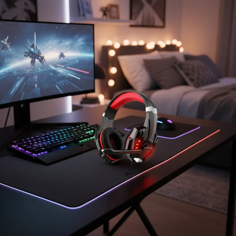 Stereo Gaming Headset with Mic for PS4 PS5 Xbox