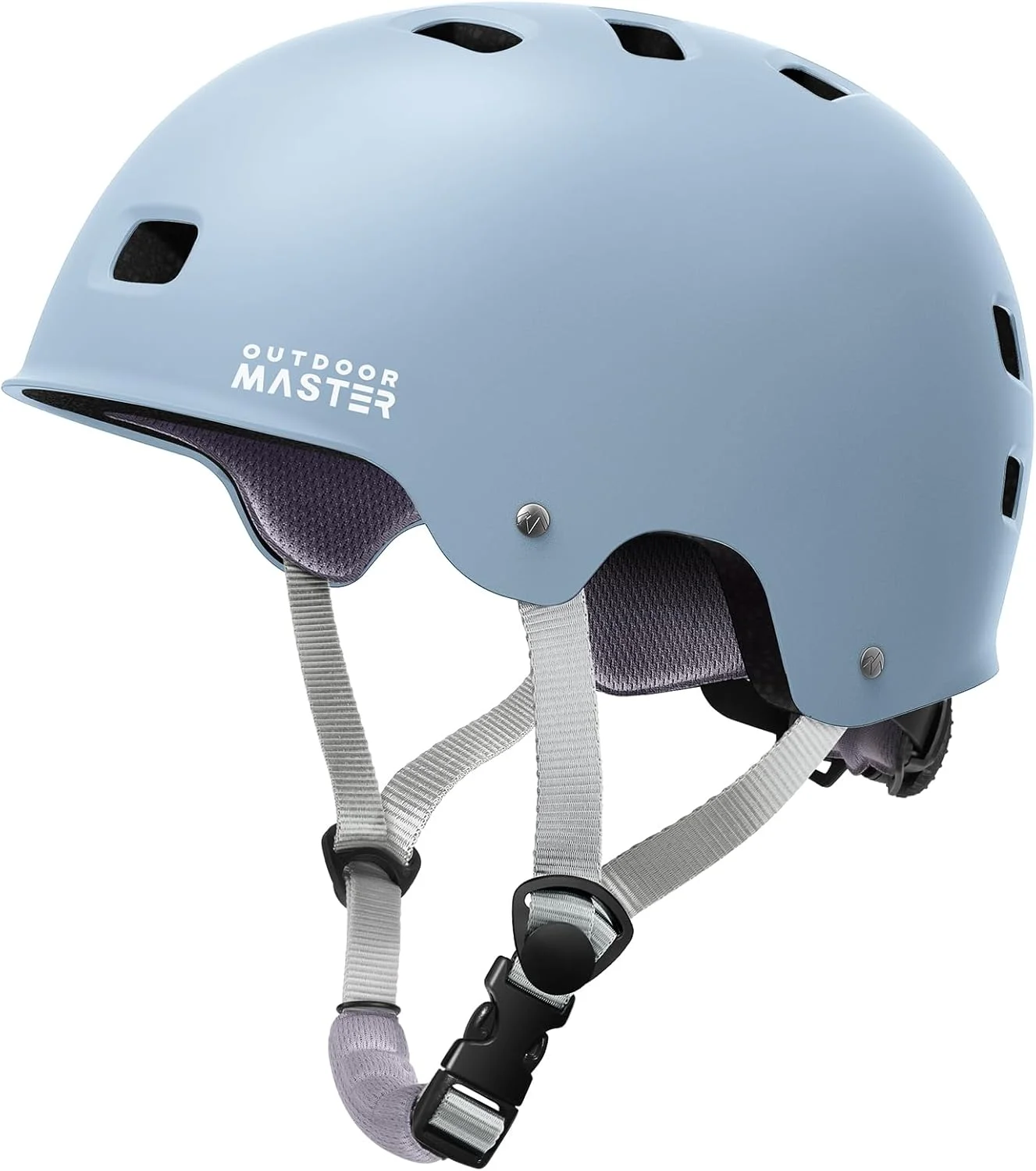 OutdoorMaster Skateboard Bike Helmet for Adults &Youth - Multi-Sport Certified Impact Resistant with 2 Removable Liners & Ventilation for Scooter, Skating-Large