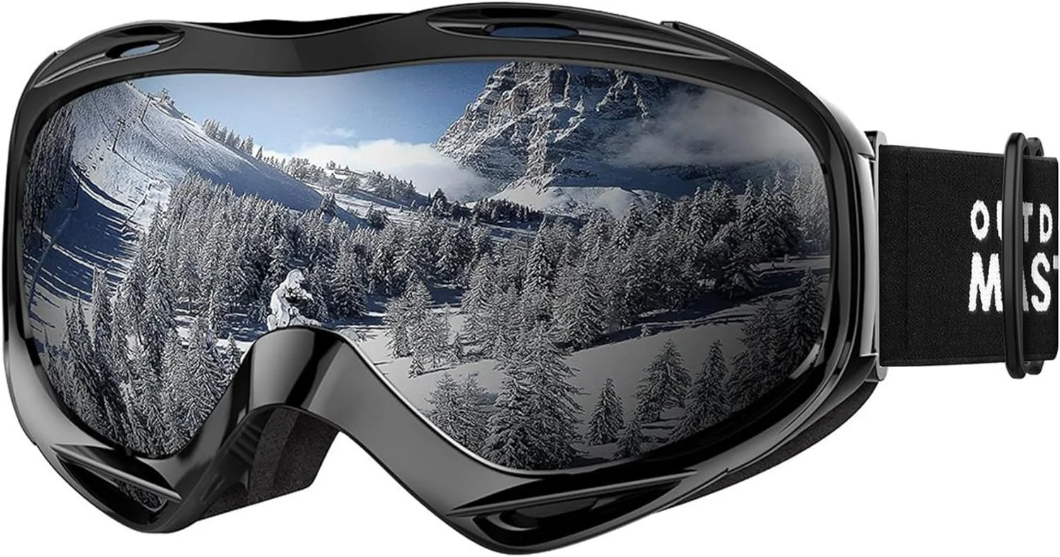 OutdoorMaster OTG Ski Goggles - Over Glasses Ski/Snowboard Goggles for Men, Women & Youth - 100% UV Protection-01VLT 10％-OM-5