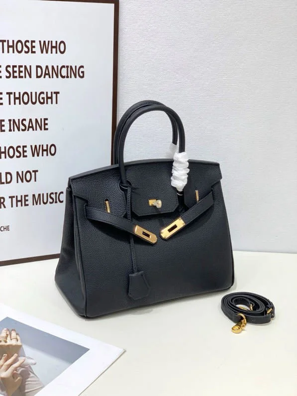 2025- Euro-american Elegant Crocodile Leather Handbag Bag - Birkin 35,black ,palladium Hardware