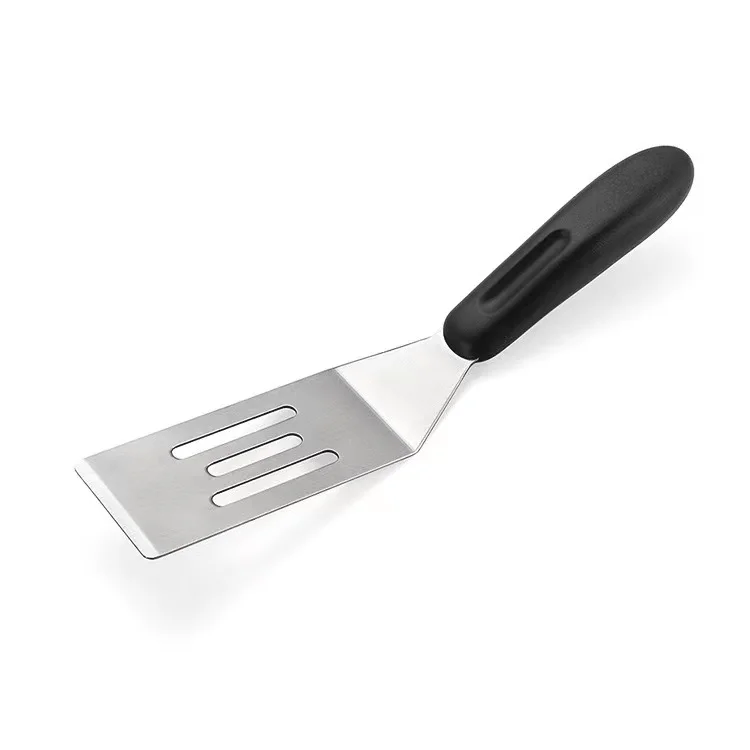 1 pc Teppanyaki steak spatula, Japanese cuisine small spatula, cooking tool (silver)