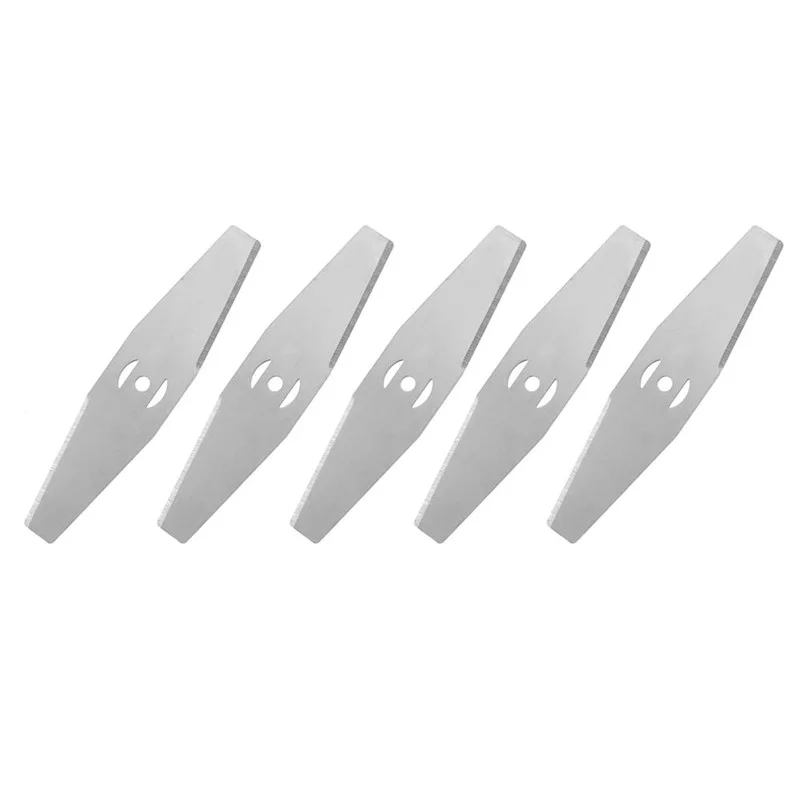 Lawn Mower Blades - 5-Piece Set, High-Durability Cutting Blades