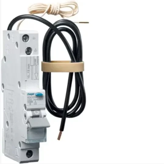 Hager RCBO 1 Pole 10kA 20A C Curve 30mA 1 Module Type A | ADC220B