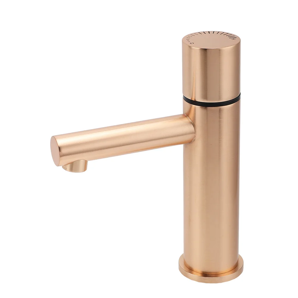 WELS 6L/min Rose Gold Basin Mixer Vanity Sink Bubble Faucet Tap Washing Laundry