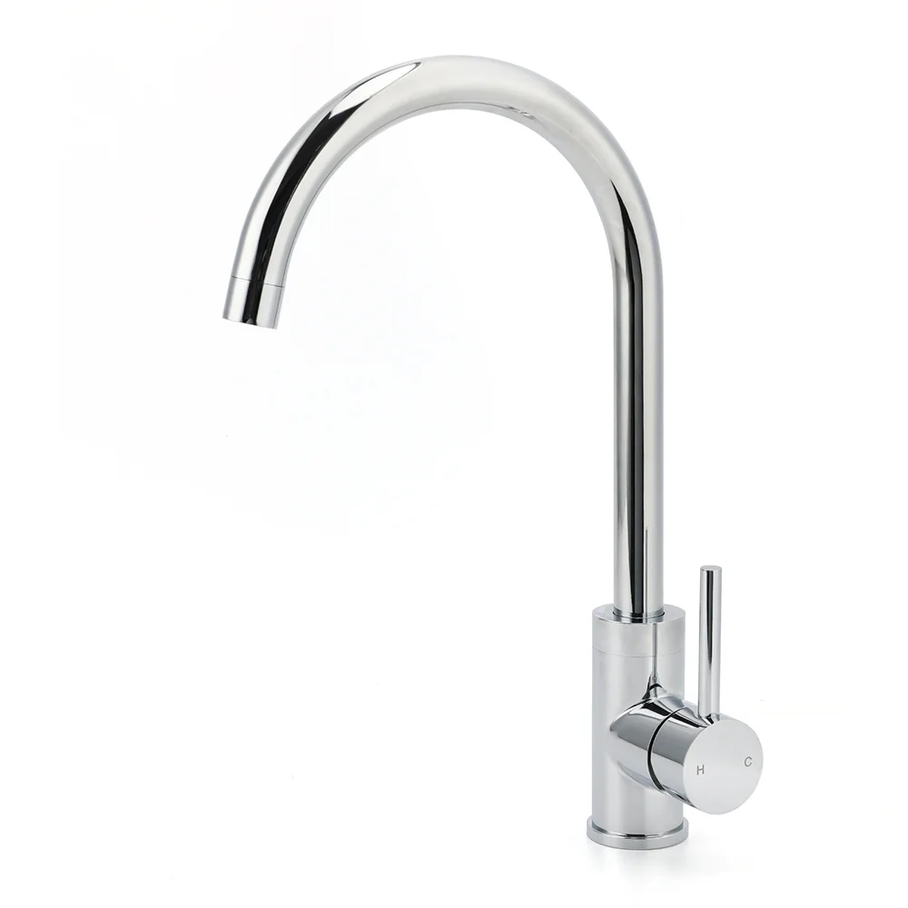 WELS Chrome Kitchen Laundry Swivel Sink Mixer Faucet Tap Spout Stainless Steel