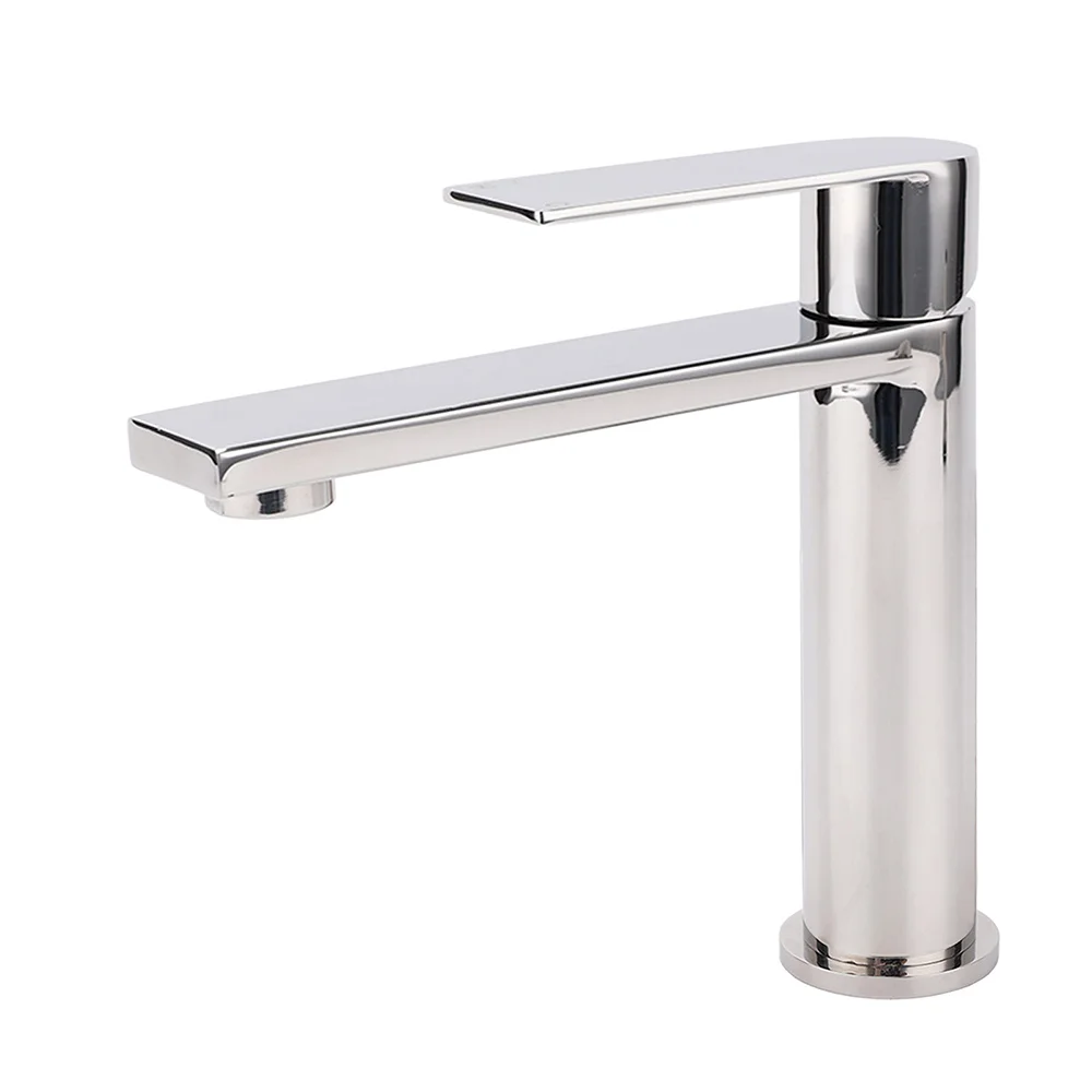 WELS Chrome Short Basin Mixer Vanity Sink Faucet Kitchen Laundry Spout Tap Set