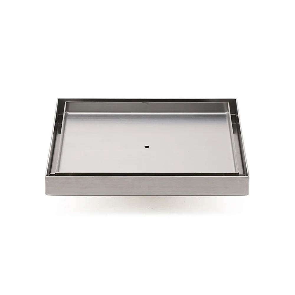 Bathroom 200x200mm Big Square Tile Insert Floor Drain Shower Grate 50mm Waste