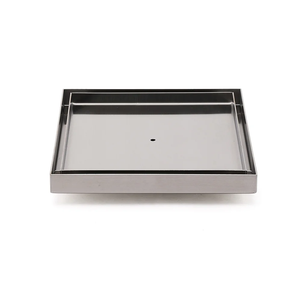 Bathroom Large Square 200x200mm Tile Insert Floor Drain Shower Grate 80mm Waste
