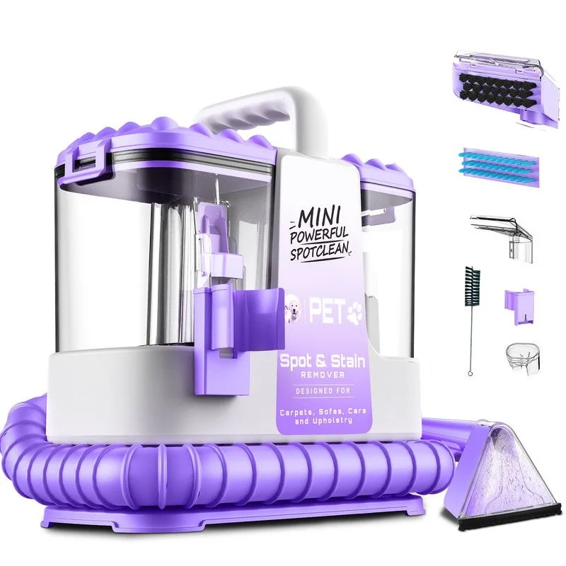 32Kpa Portable Carpet & Upholestery Cleaner Machine for Pets, Spot, Stain, Couch Cleaner Machine with Powerful Suction and and Self Cleaning, Car/Auto Detailer, Lightweight Compact Design。