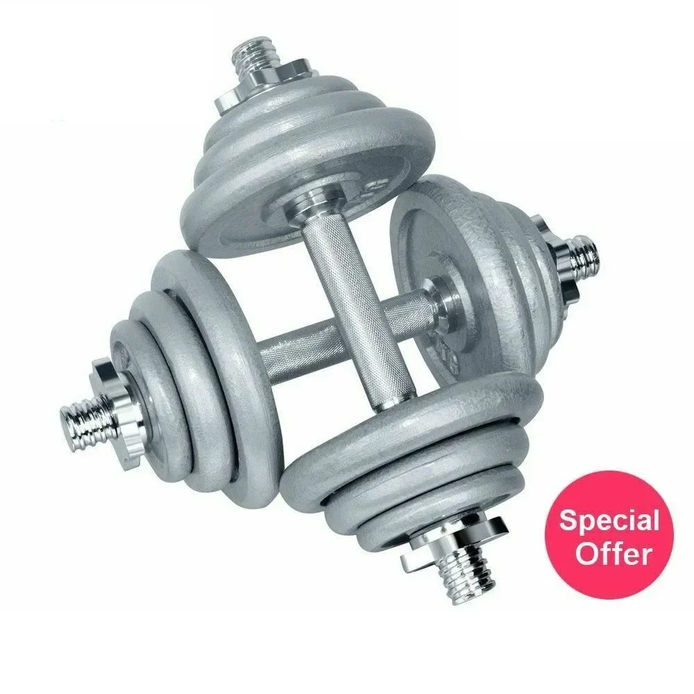 50kg Standard Hammertone Dumbbell Set