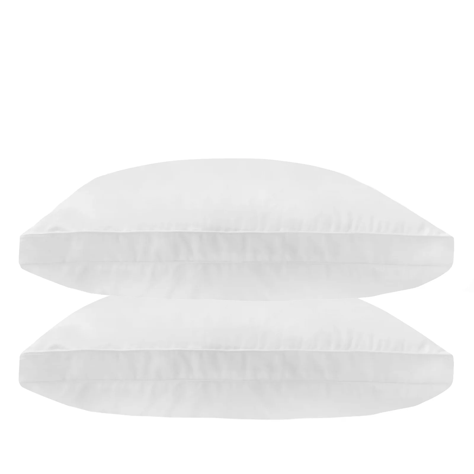 Royal Comfort Luxury Bamboo Blend Gusset Pillow Twin Pack 4cm Gusset Support
