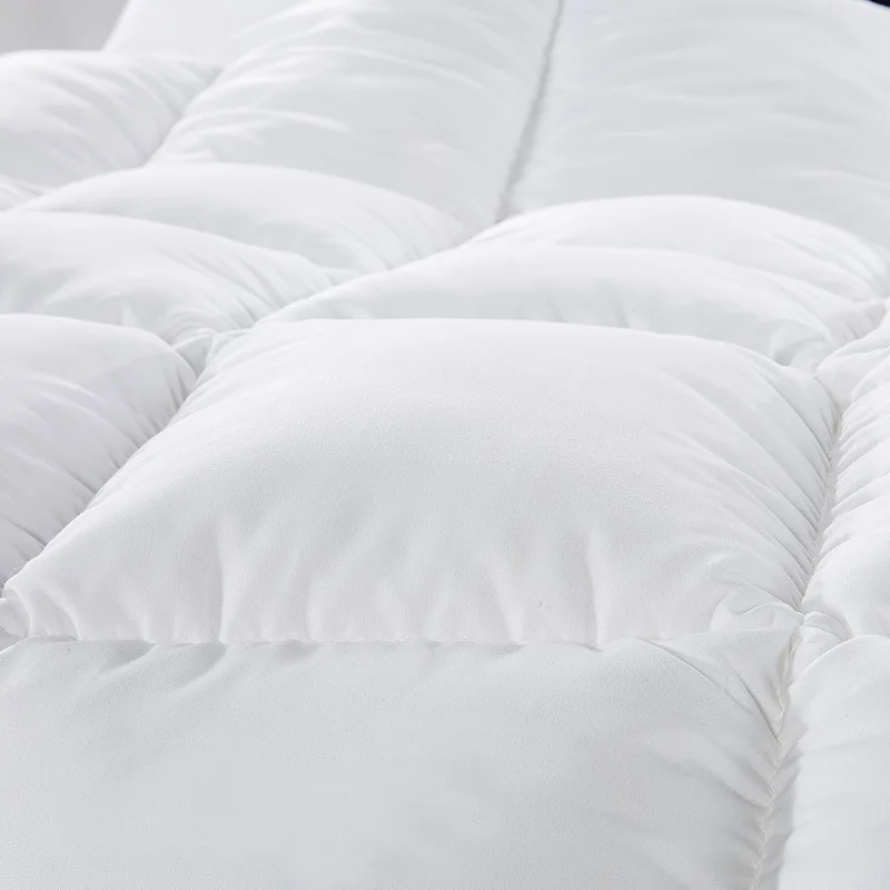 500GSM Soft Goose Feather Down Quilt Duvet 95% Feather 5% Down All-Seasons - Single - White