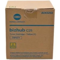 KONICA MINOLTA BIZHUB C25 TNP27 YELLOW TONER - 6K