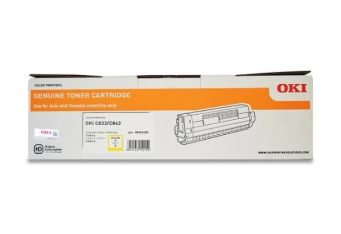 OKI C833N Yellowlow Toner