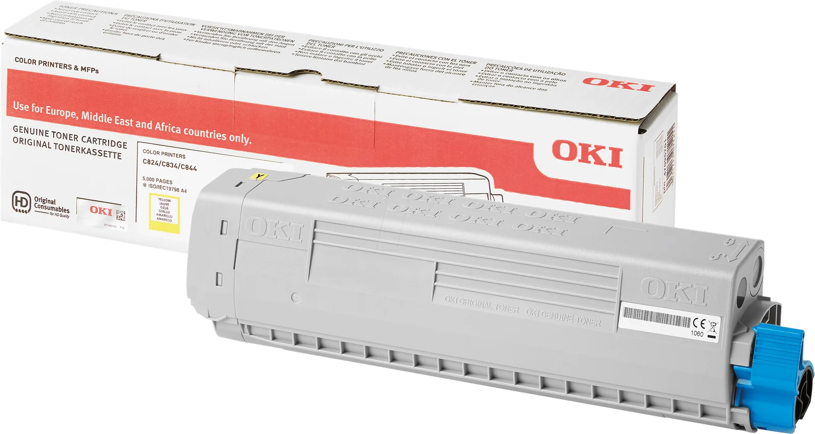 OKI C834 Yellowlow Drum Unit