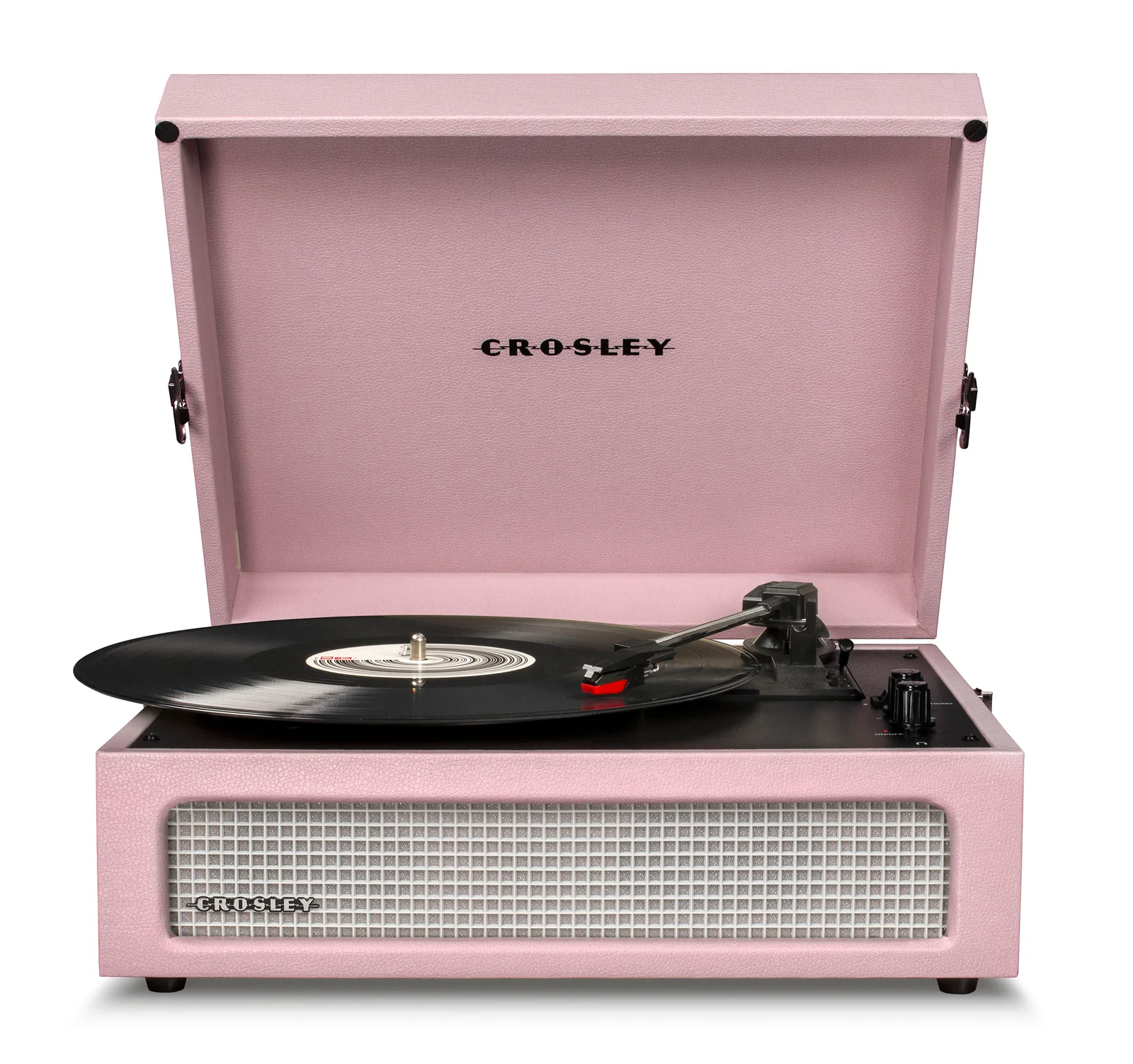 CROSLEY Crosley Voyager Amethyst - Bluetooth Portable Turntable & Record Storage Crate