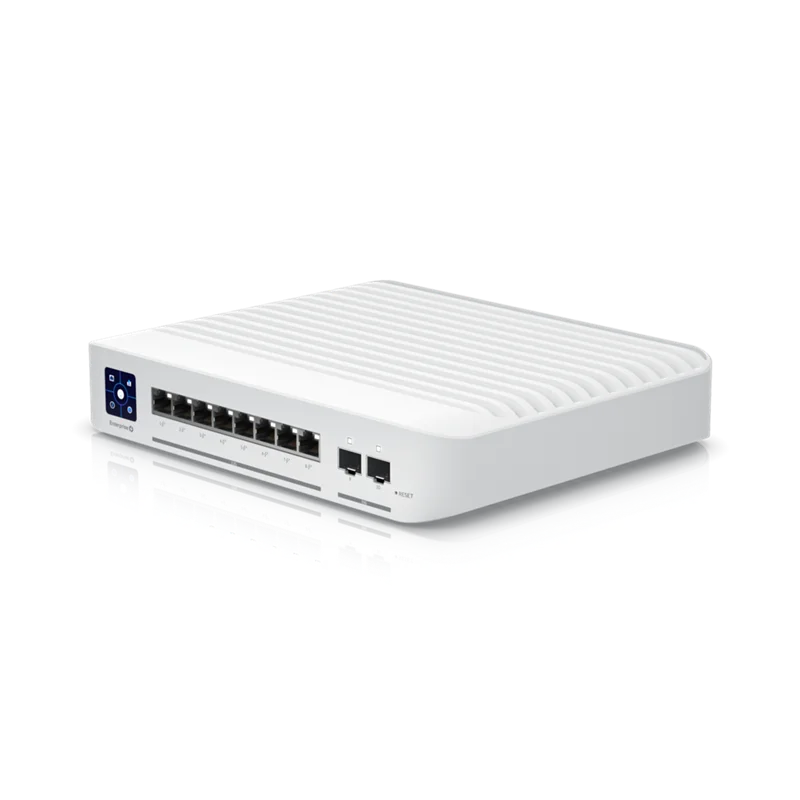 UBIQUITI Switch Enterprise 8-port PoE+ 8x2.5GbE, Ideal For Wi-Fi 6 AP, 2x 10g SFP+ Ports For Uplinks, Managed Layer 3 Switch