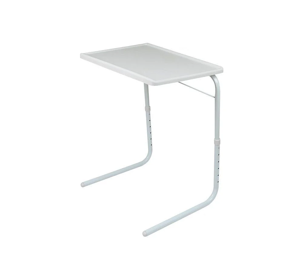 Adjustable Foldable Laptop Table Tray Steel MDF