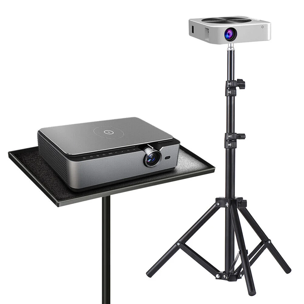 Portable Adjustable Laptop Projector Stand Tripod with Tray