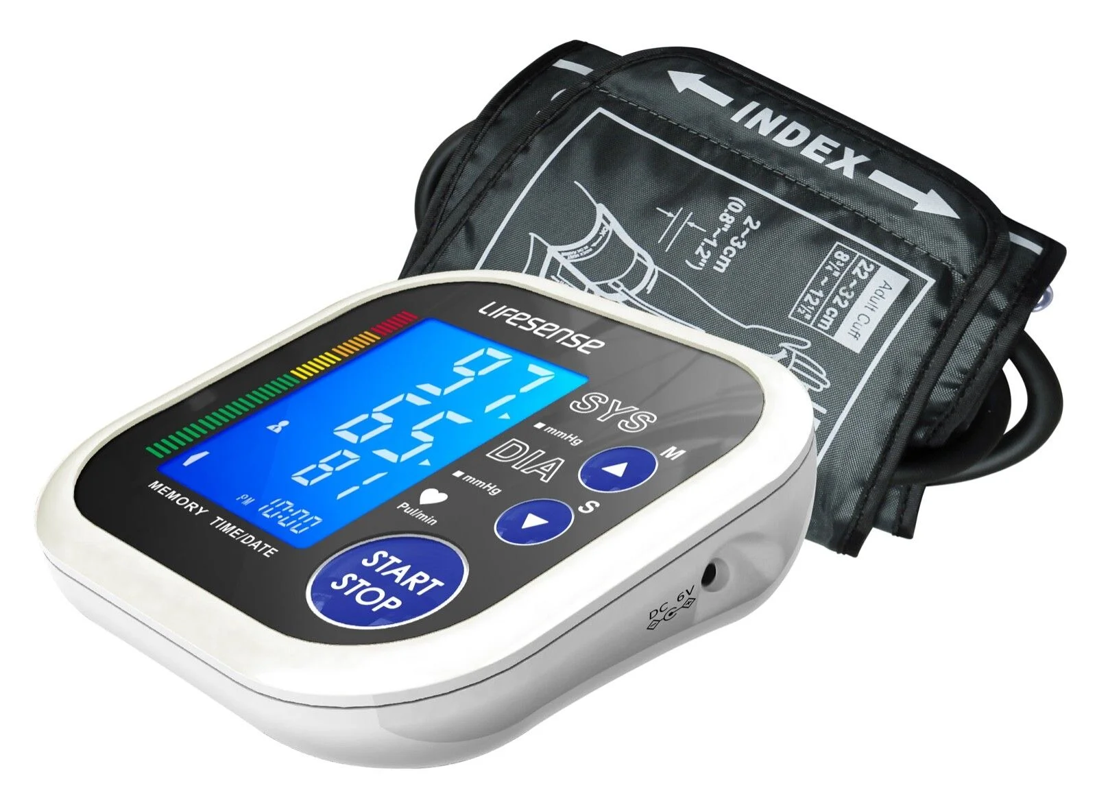 Digital Blood Pressure Monitor Large Cuff Set