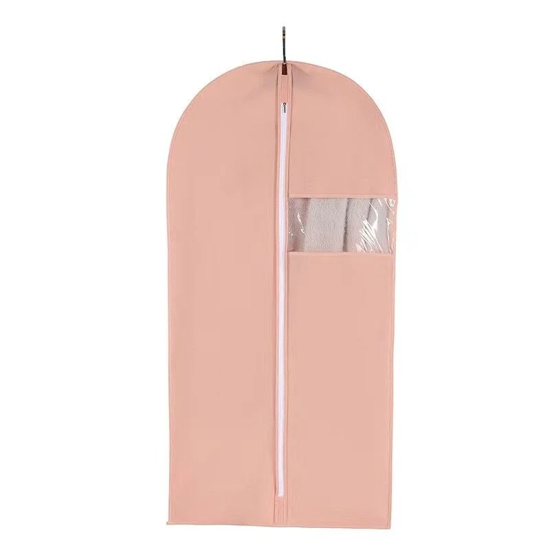 Pink Garment Bag Dustproof Dress Suit Coat Cover 60x100cm Protector AU