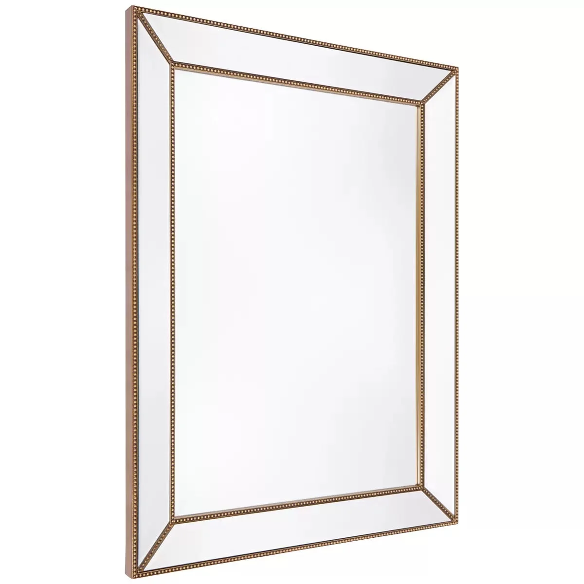 Zeta wall mirror large antique gold