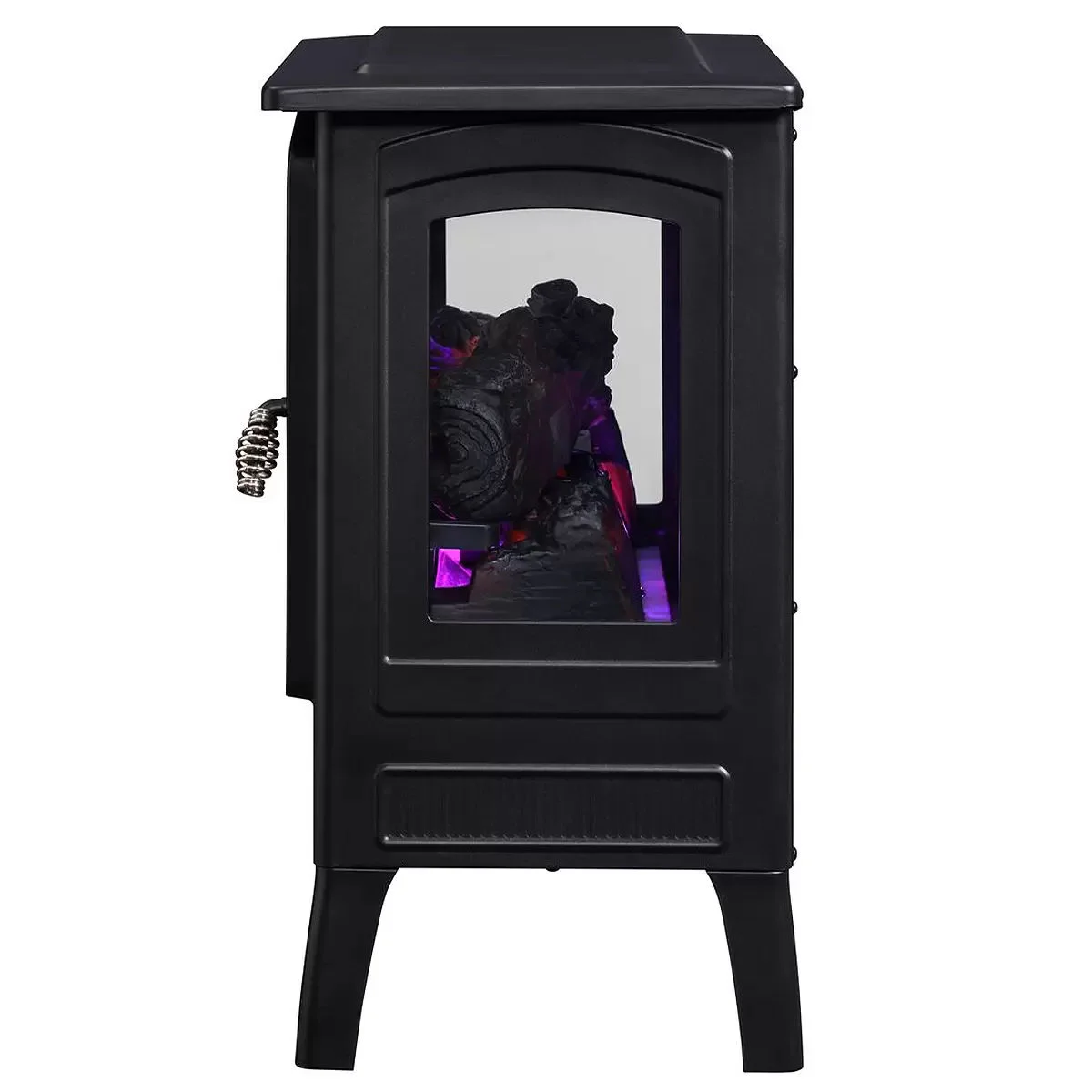 Infrared electric fireplace stove heater