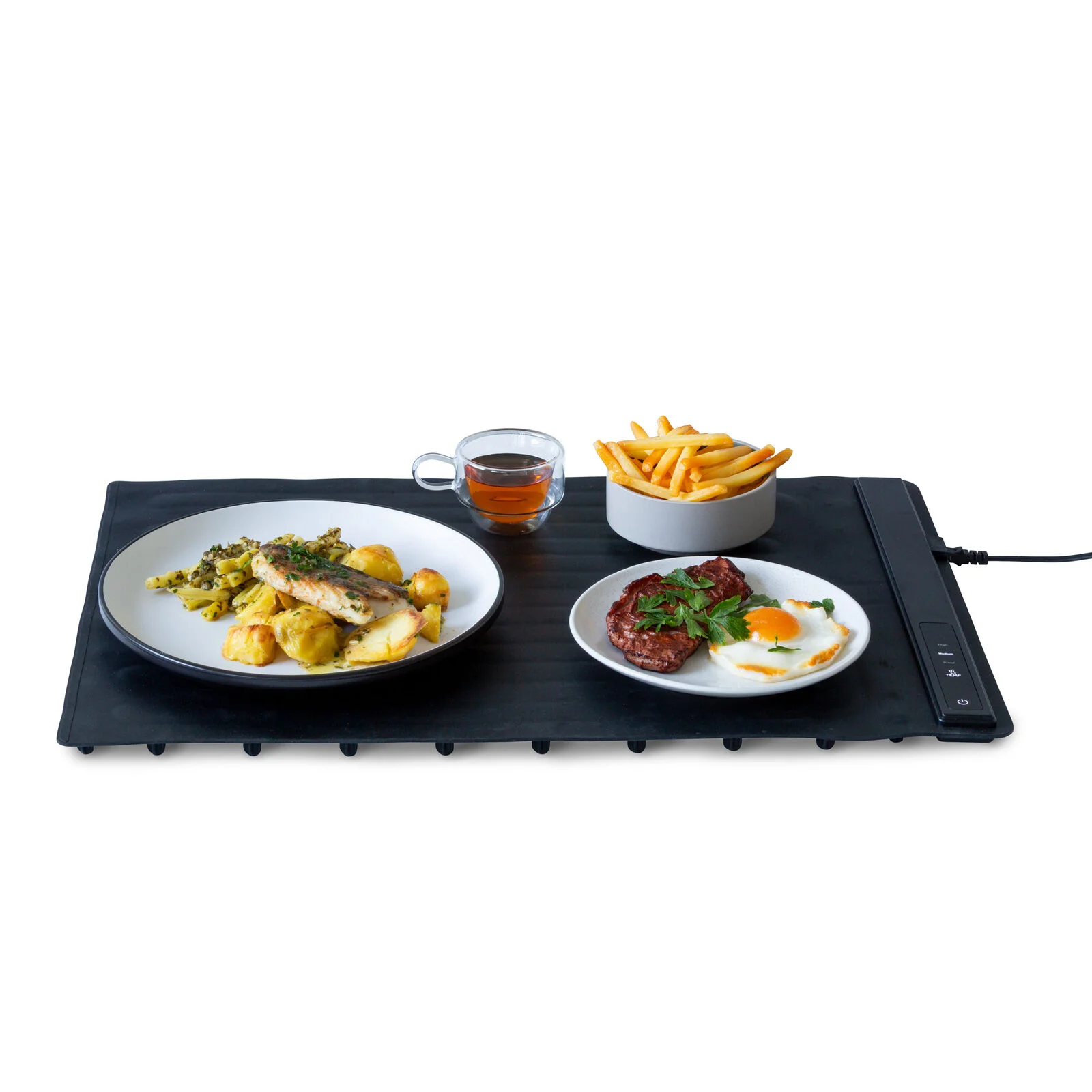 Electric Warming Mat Adjustable 3-Level Heat, Rollable & Portable Hot Plates Heat Pad