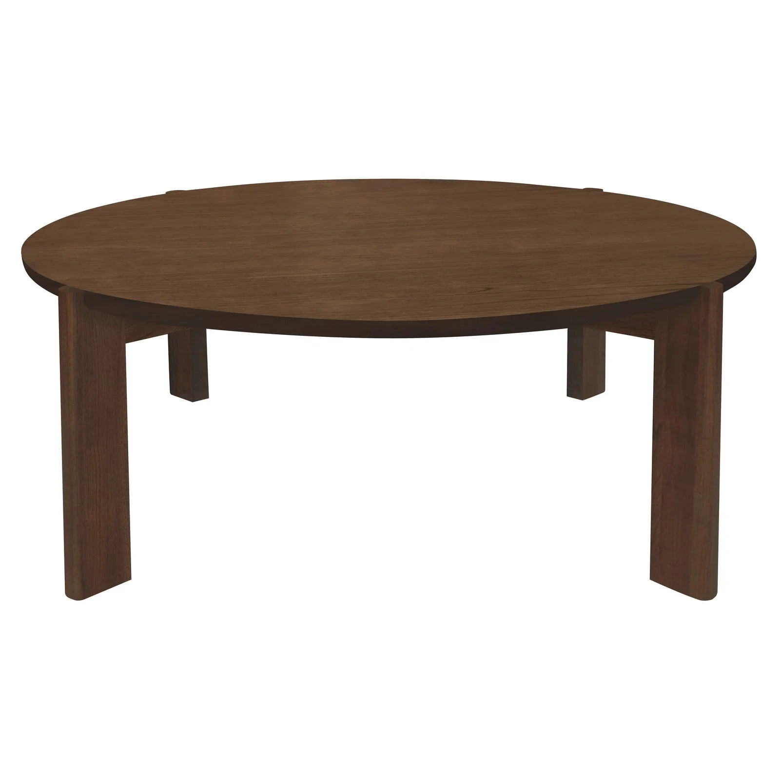 Adelle Round Coffee Table (Walnut)