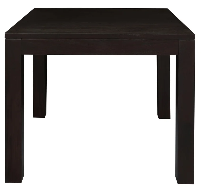 Amsterdam Solid Mahogany Timber Dining Table 90 x 90 cm (Chocolate)