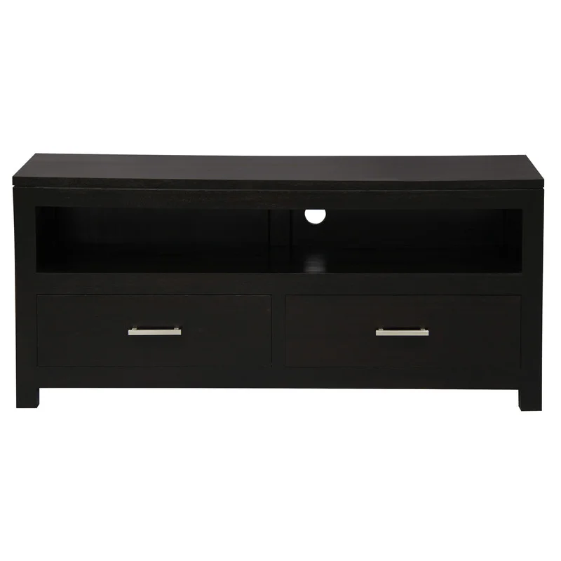 Paris 2 Drawer Entertainment Unit (Chocolate)