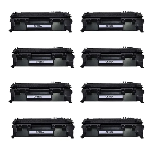 Compatible Premium 8 x 80A Toner Cartridge CF280A - for use in HP Printers