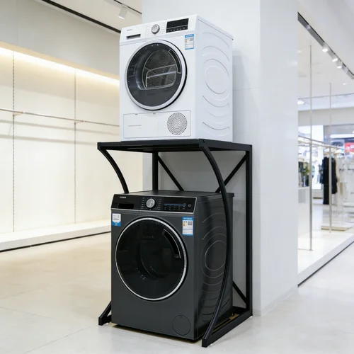 ORIGINAL Dryer Stand Maxi: Portable Dryer Rack Heavy Duty Steel Capacity Black for Washer/Dryer/Mini Fridge thumbnail 8
