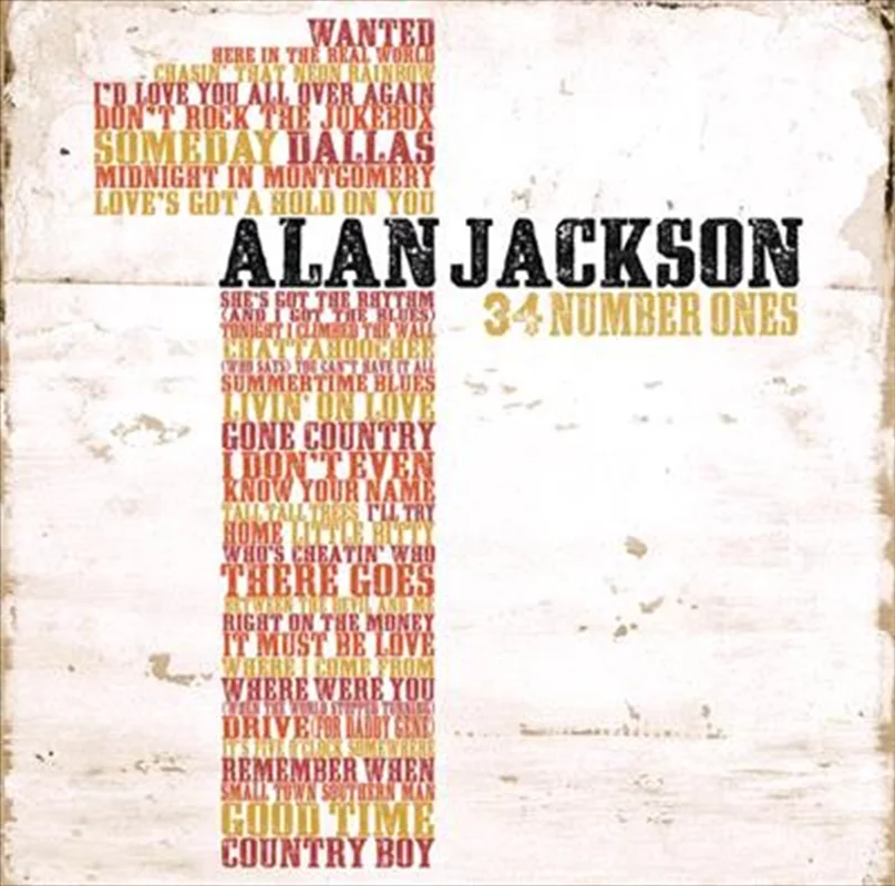 34 Number Ones - Jackson, Alan Cd Album
